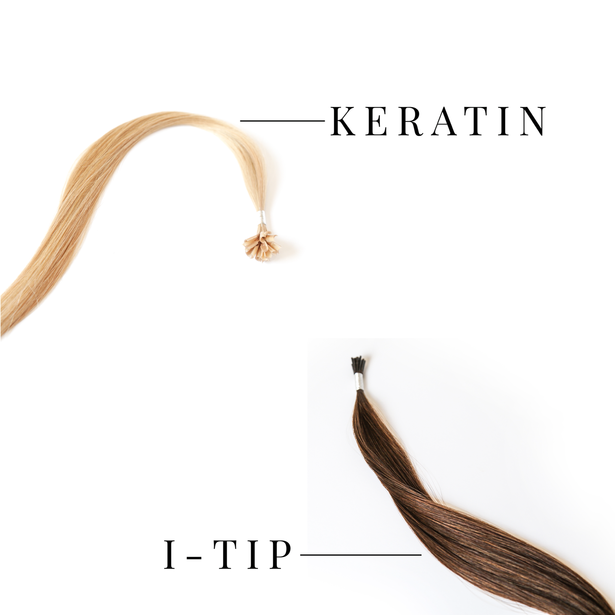 Keratin vs. I-Tip: What are the Differences?