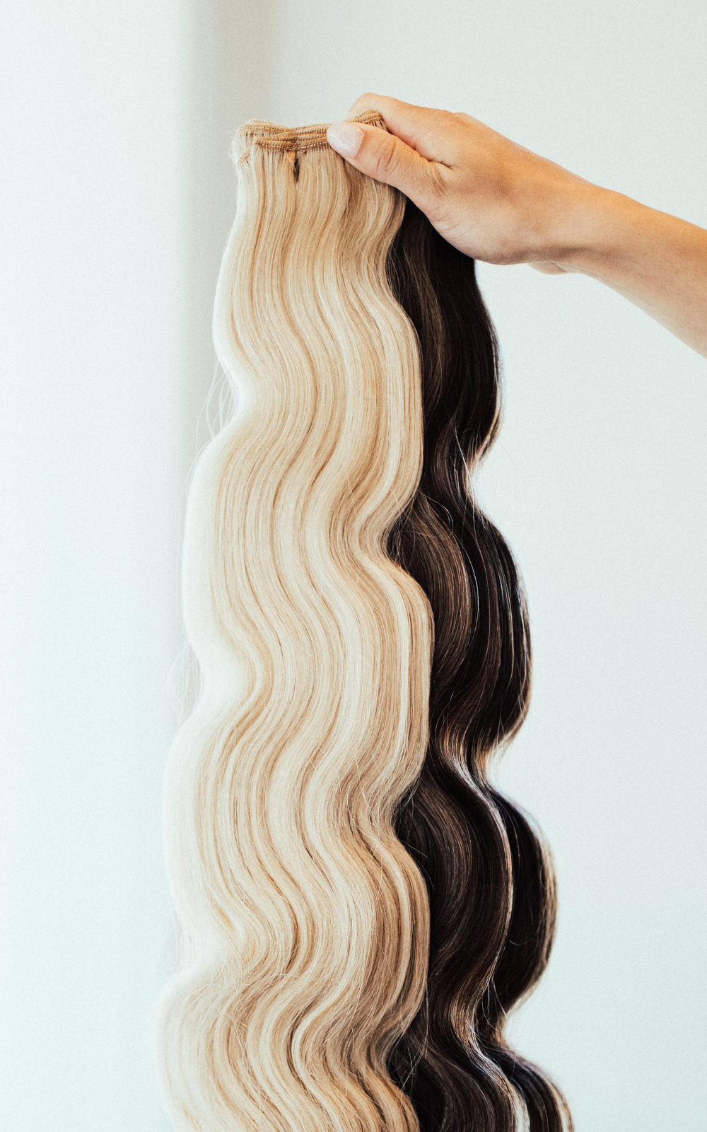 Waved by Laced Hair Machine Sewn Wefts