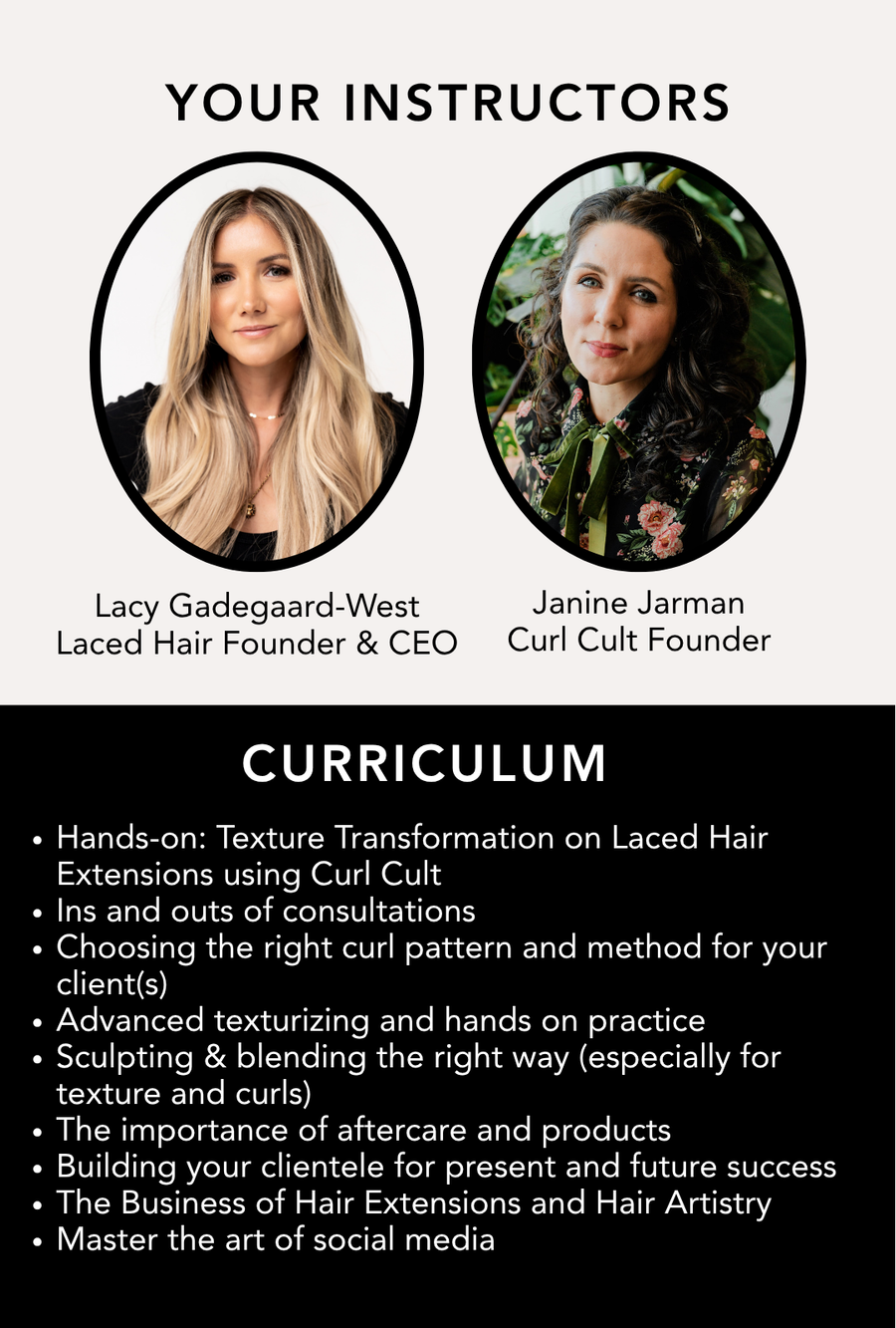11.2.25 - 11.3.25 The Texture Edit: Perming & Coloring Extensions Master Class