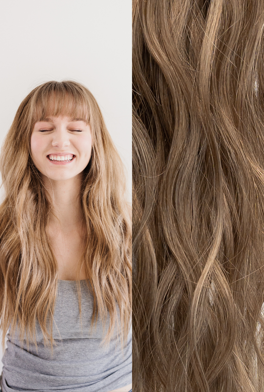 Waved Hand Tied Weft #8