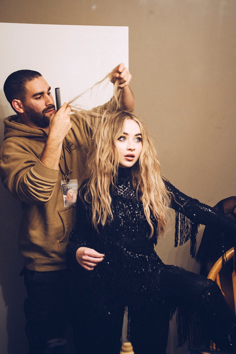 Celebrity Hairstylist Scott King & Sabrina Carpenter