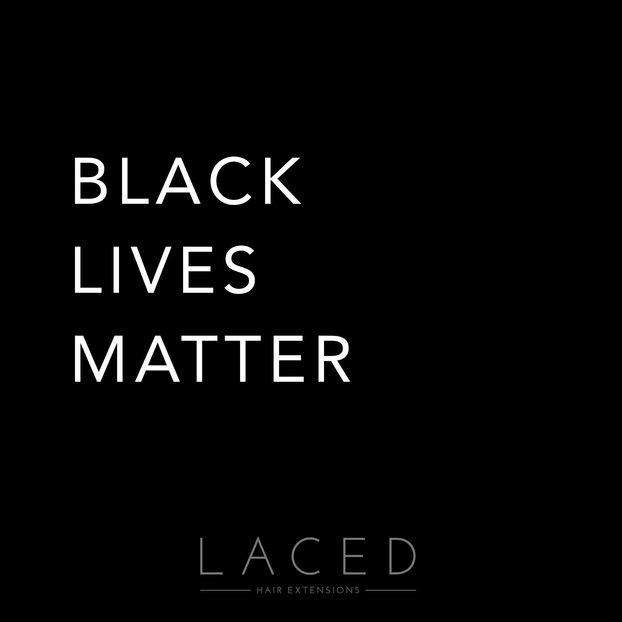 Laced Hair Matches Donations for Black Lives Matter