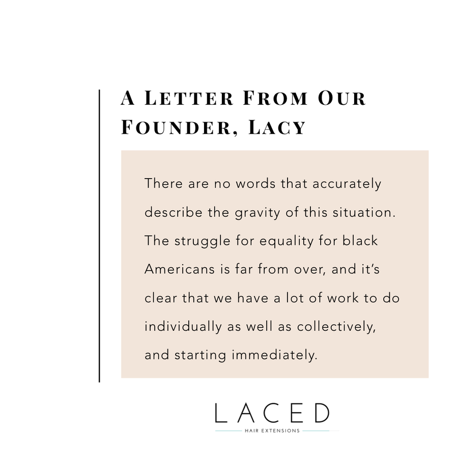 Laced Hair Founders Messge