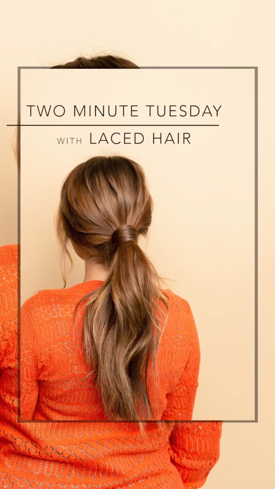 Two Minute Tuesday: Hair Wrapped Pony