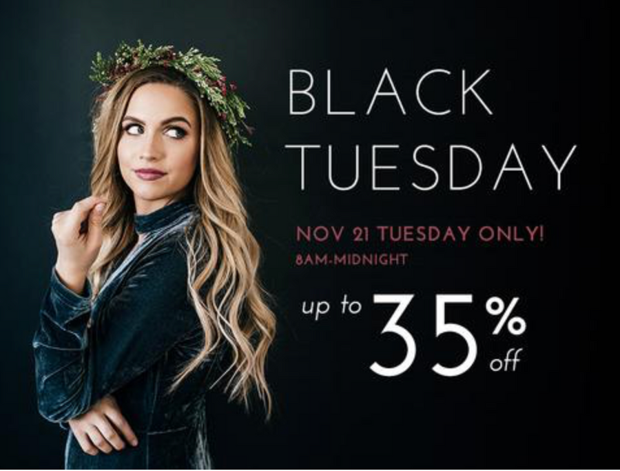 Black Tuesday SALE!
