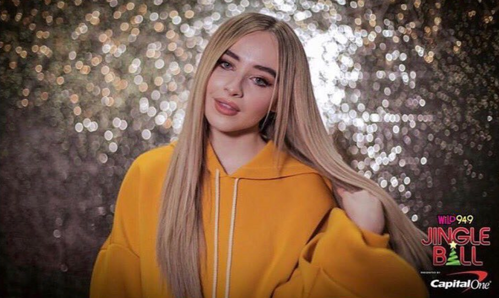 Sabrina Carpenter wearing Laced Hair for iHeart Jingle Ball Tour!