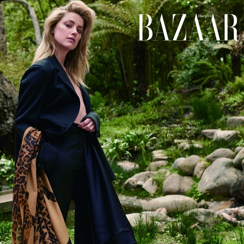 Laced Hair on Amber Heard: Harper's Baazar Taiwan