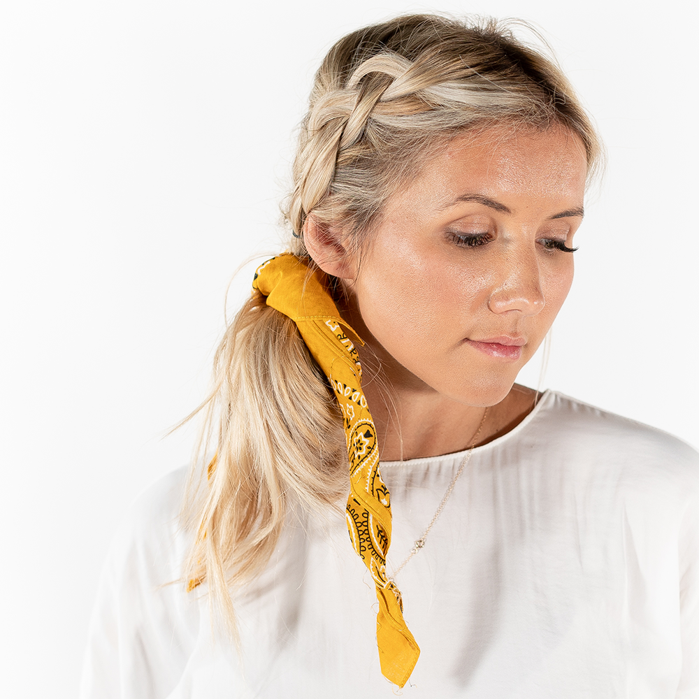 Two Minute Tuesday: Side Braid With Bandana