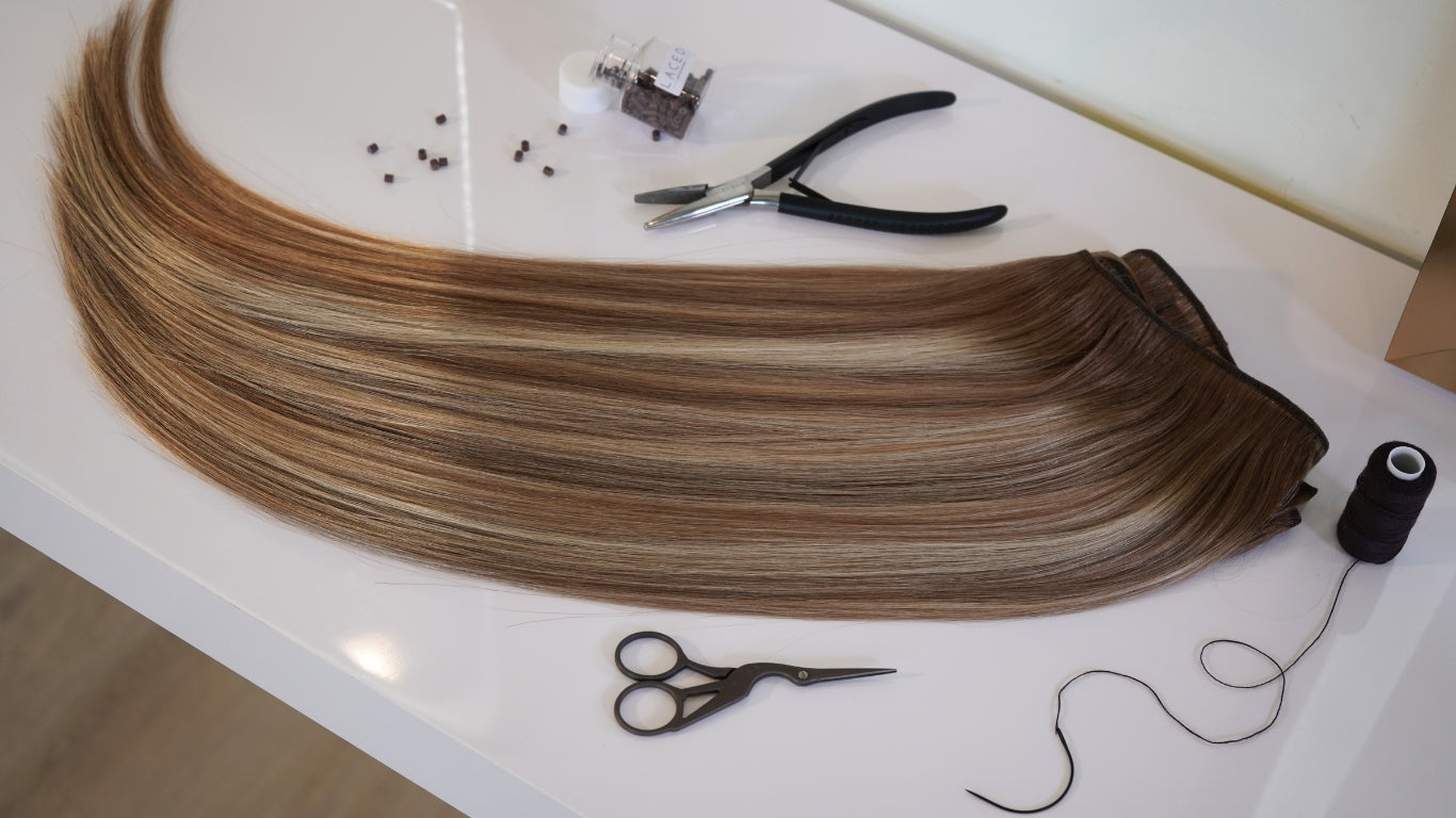 Machine Sewn Weft Extensions