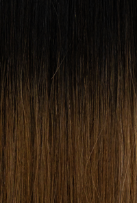 Halfsies Hand Tied Weft Ombré #1B/5 (Caramel Latte)
