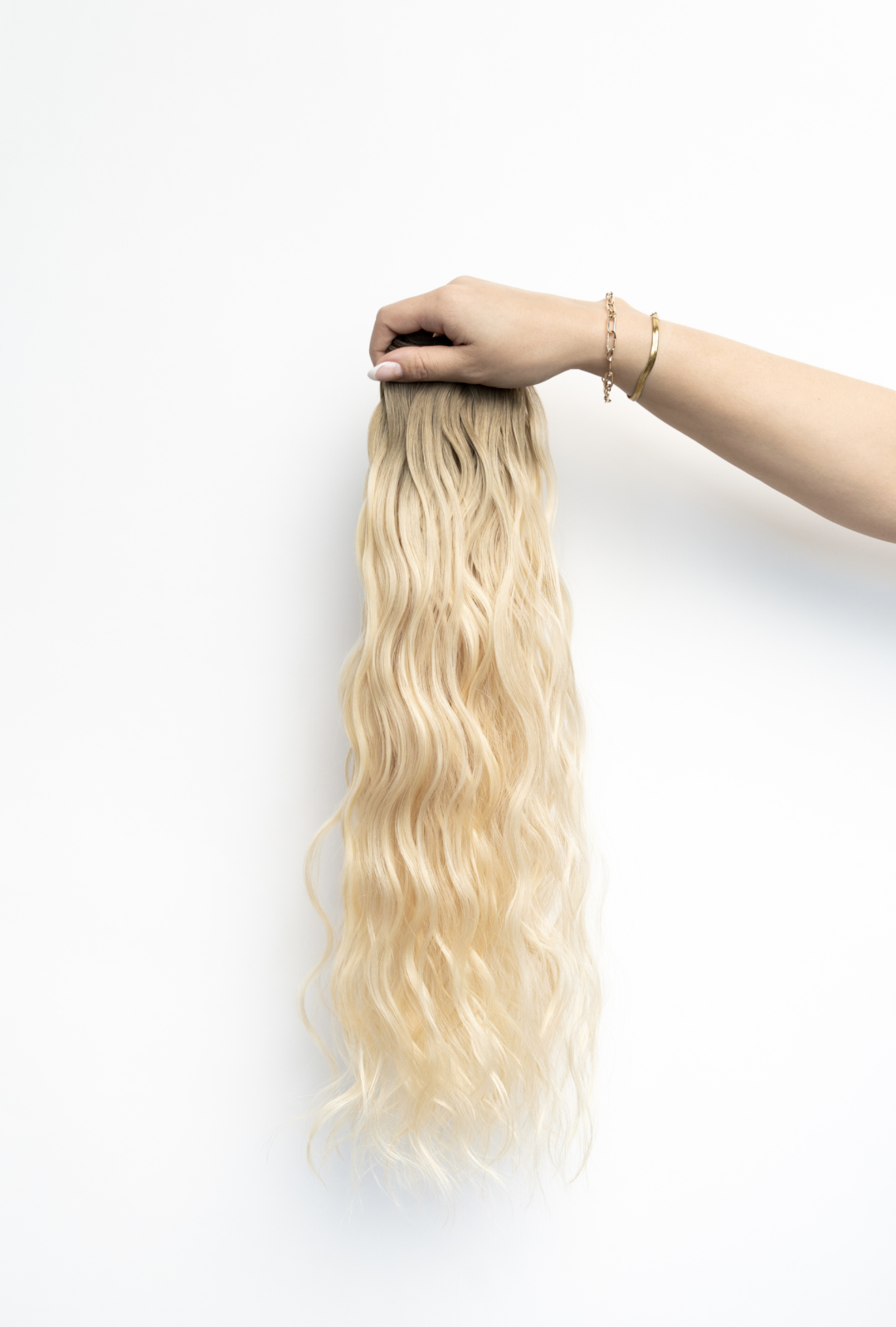 Waved Machine Sewn Weft Rooted #8/60