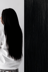 Hand Tied Weft #1 (Black Noir)