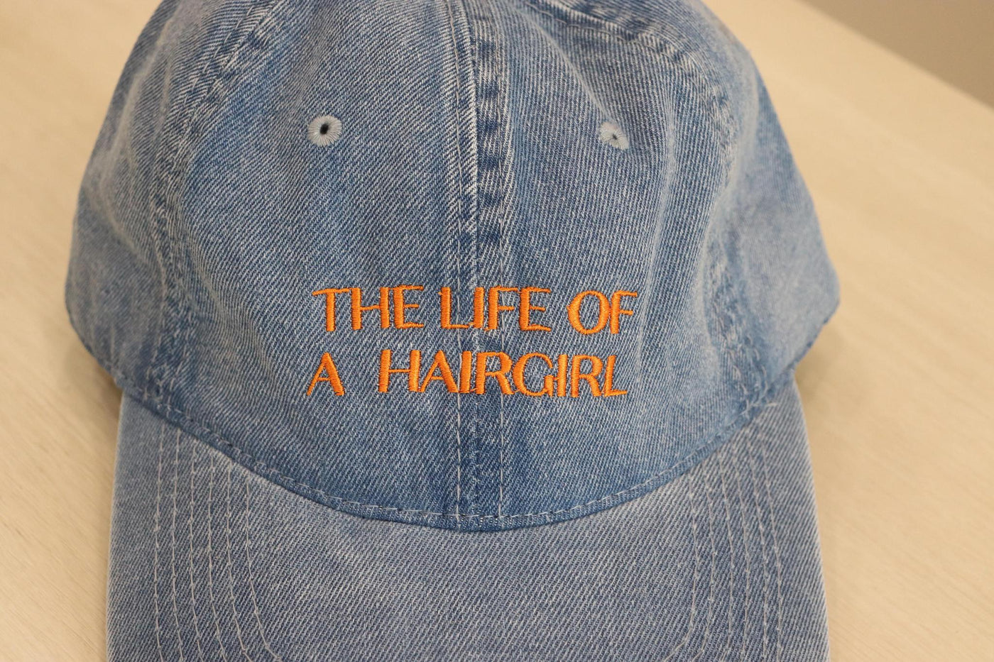 "Life of a Hairgirl" Denim Hat