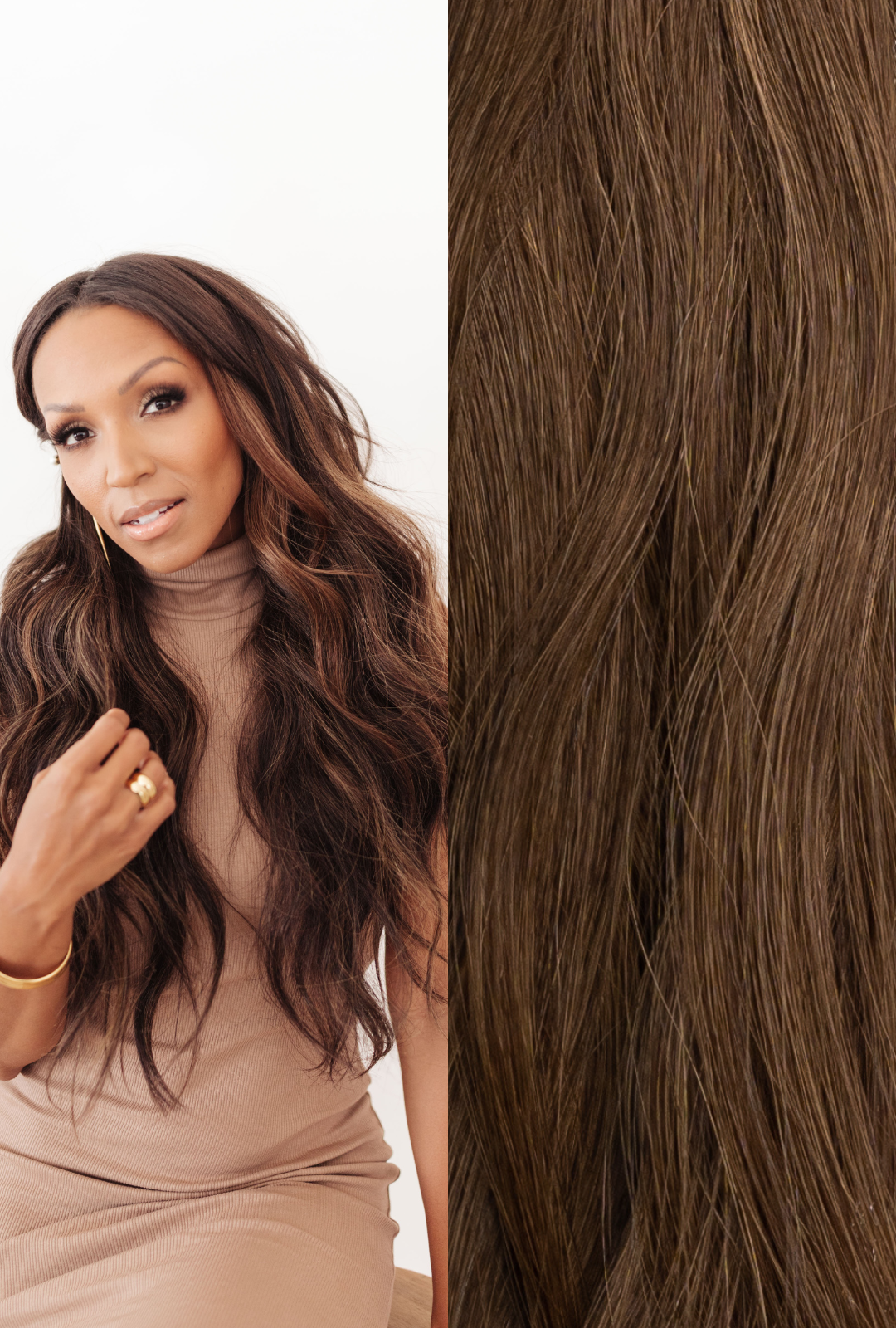 Waved Hand Tied Weft #4