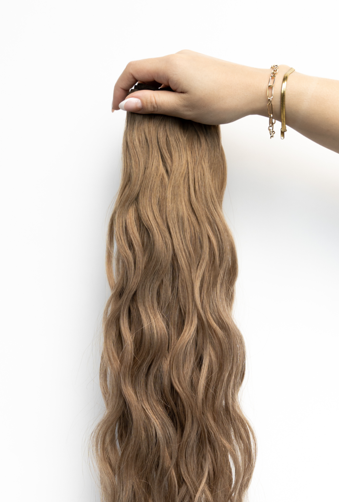Waved Machine Sewn Weft #8