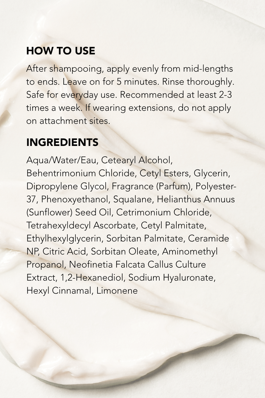 Conditioning Masque