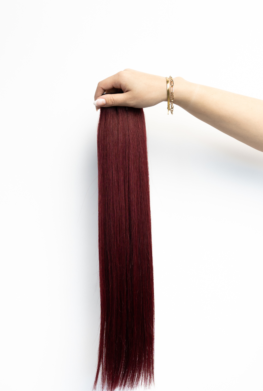 Hand Tied Weft #99J (Red Red Wine)