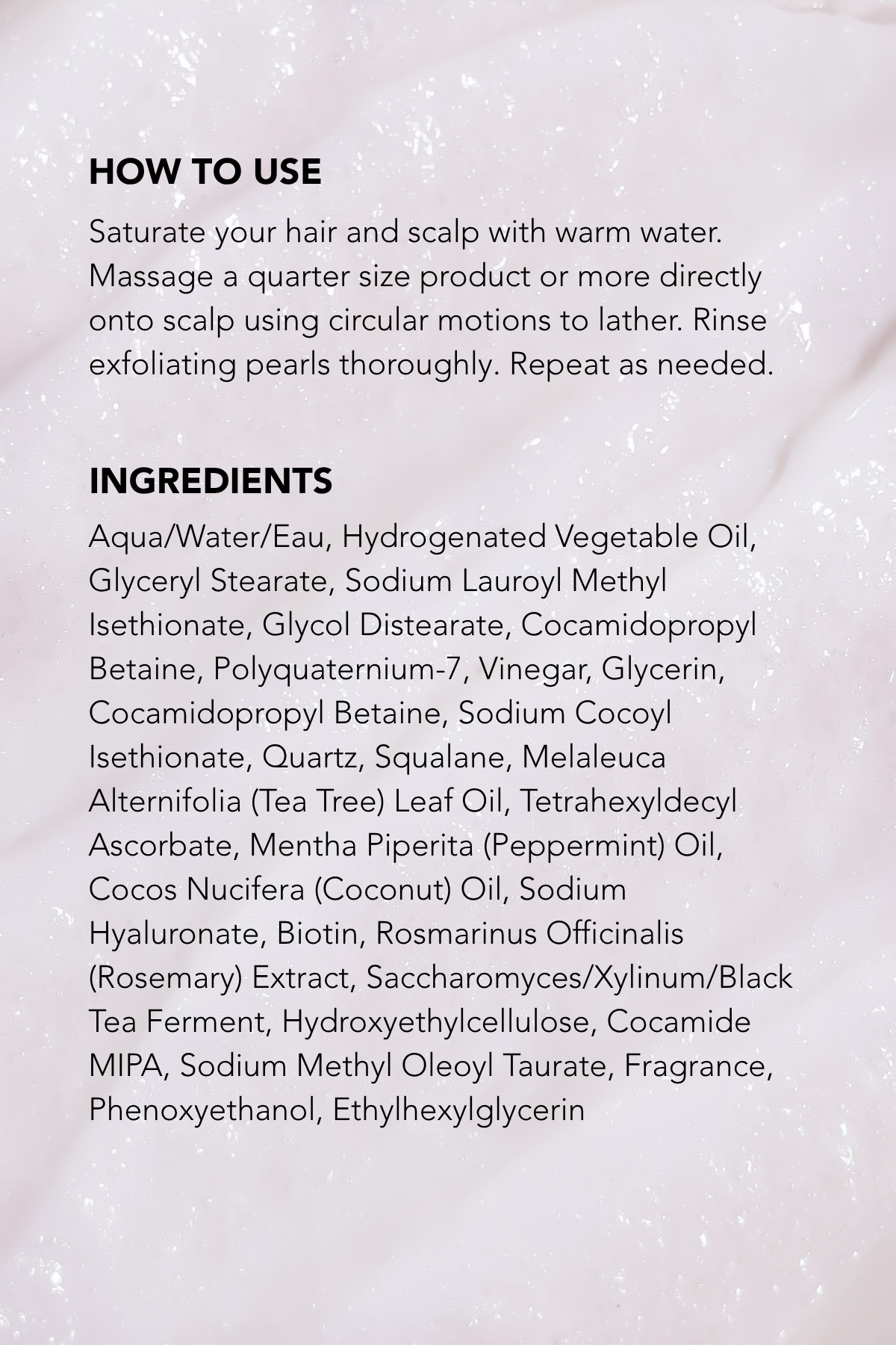 Scalp Exfoliating Shampoo