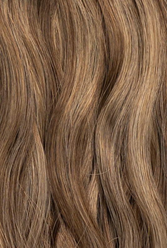 Waved Tape-In Dimensional #4/8 (Cappuccino)
