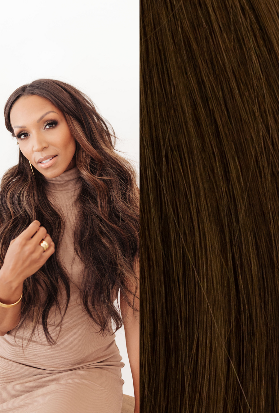 Halfsies Hand Tied Weft #4