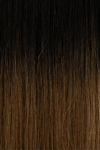 Halfsies Hand Tied Weft Ombré #1B/5 (Caramel Latte)