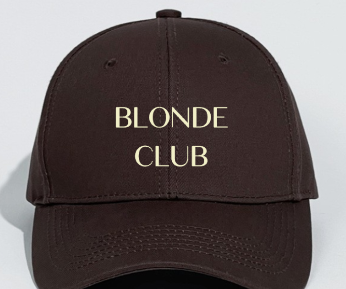 "Blonde Club" Hat