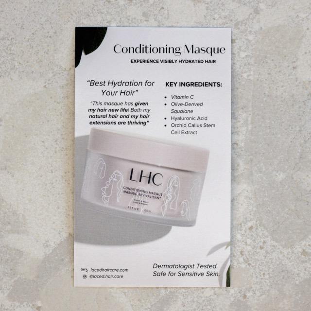 Conditioning Masque How-To Cards