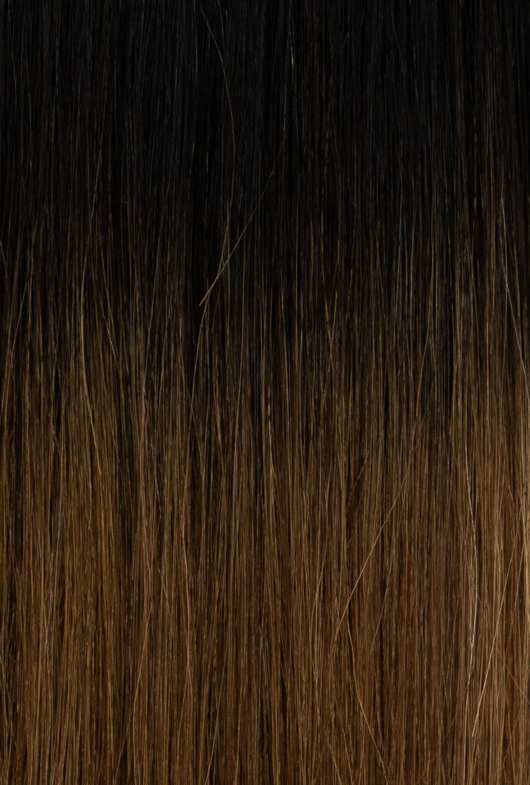 Clip-In Ombré #1B/5 (Caramel Latte) - LAST CHANCE