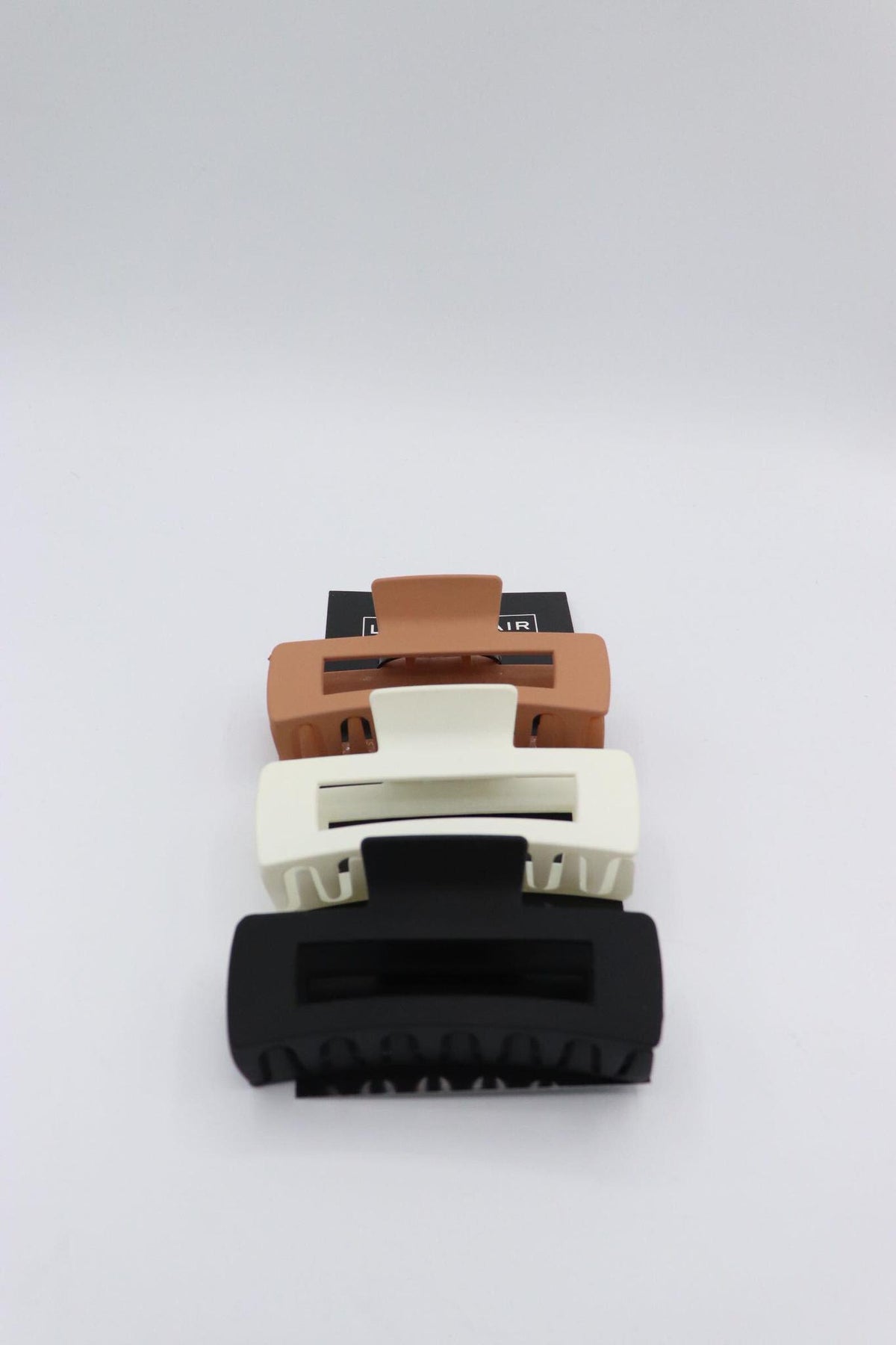 Laced Hair Square Claw Clip (3-Pack)