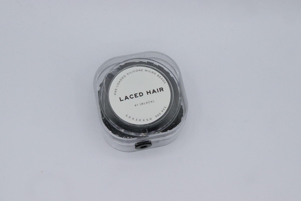 Laced Hair Pre-Loaded Silicone Lined Micro Bead Large (5.0 x 3.0 x 3.0)