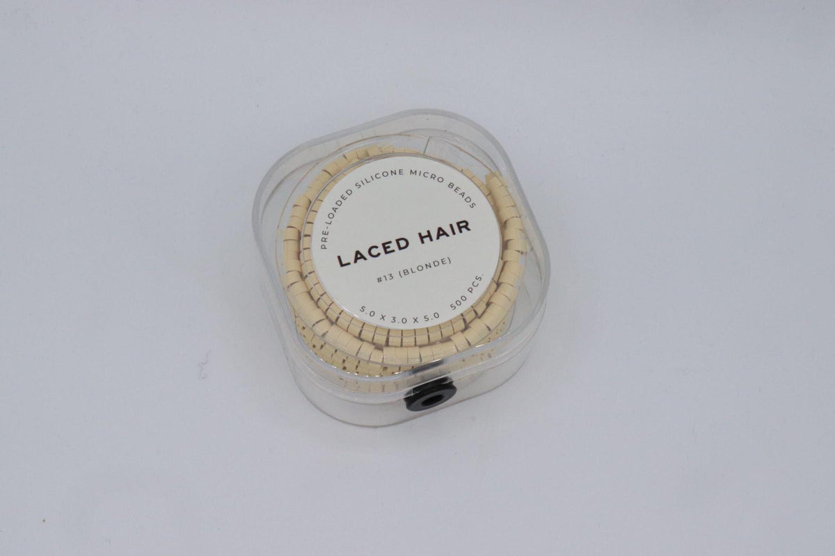 Laced Hair Pre-Loaded Silicone Lined Micro Bead Large (5.0 x 3.0 x 3.0)