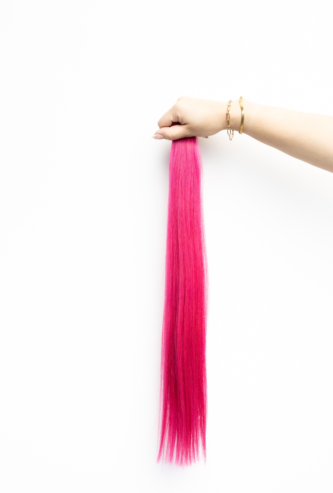 Laced Hair Tape-In Extensions Fuchsia