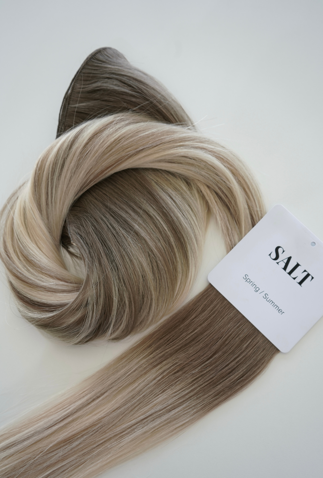 Beachwashed X Laced Hair Machine Sewn Weft Extensions - Salt