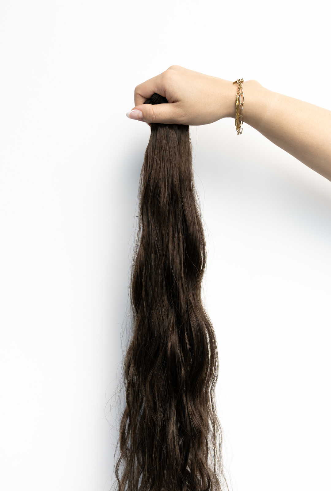Waved by Laced Hair Machine Sewn Weft Extensions #2A