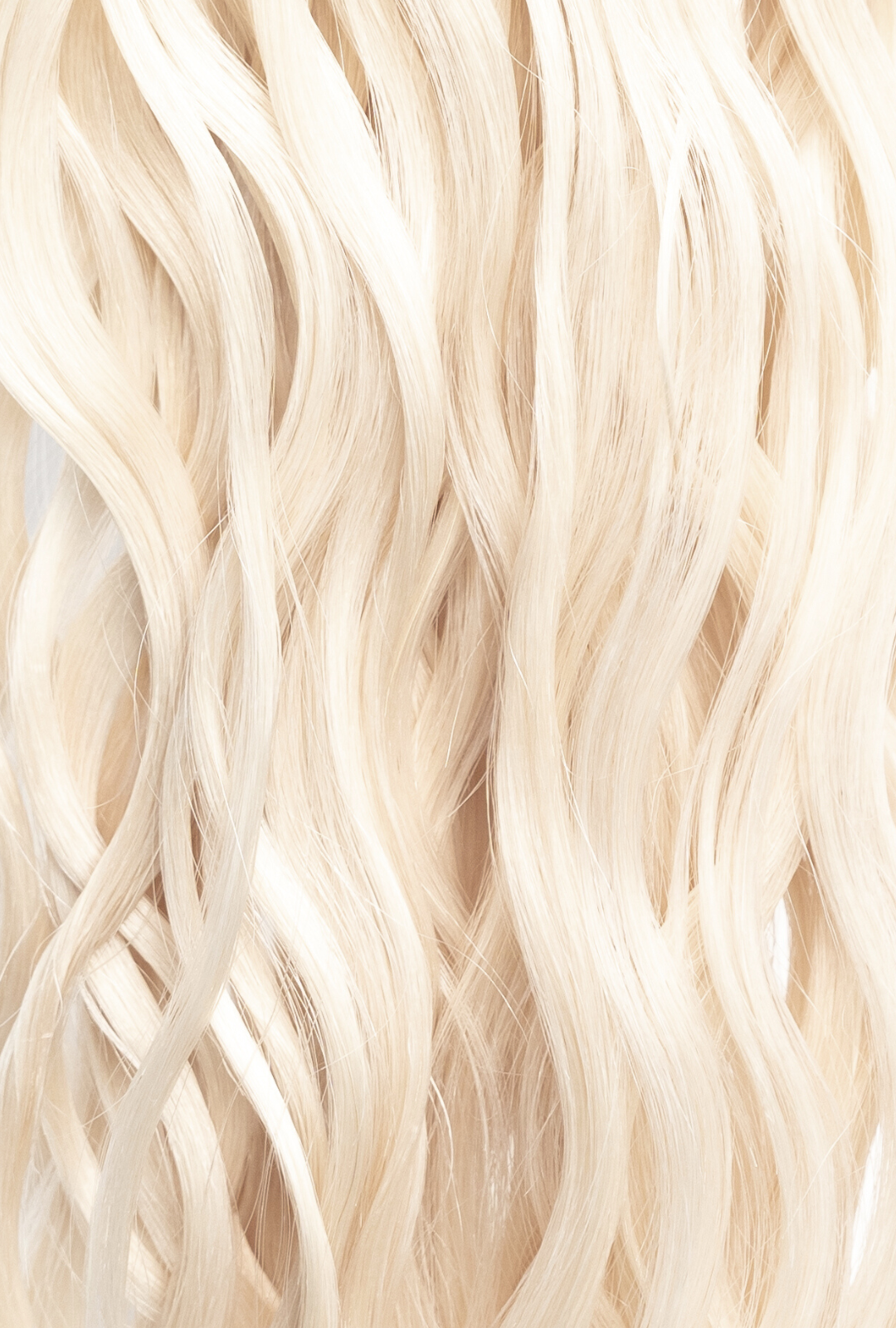 Waved by Laced Hair Hand Tied Weft Extensions #60 (Platinum)