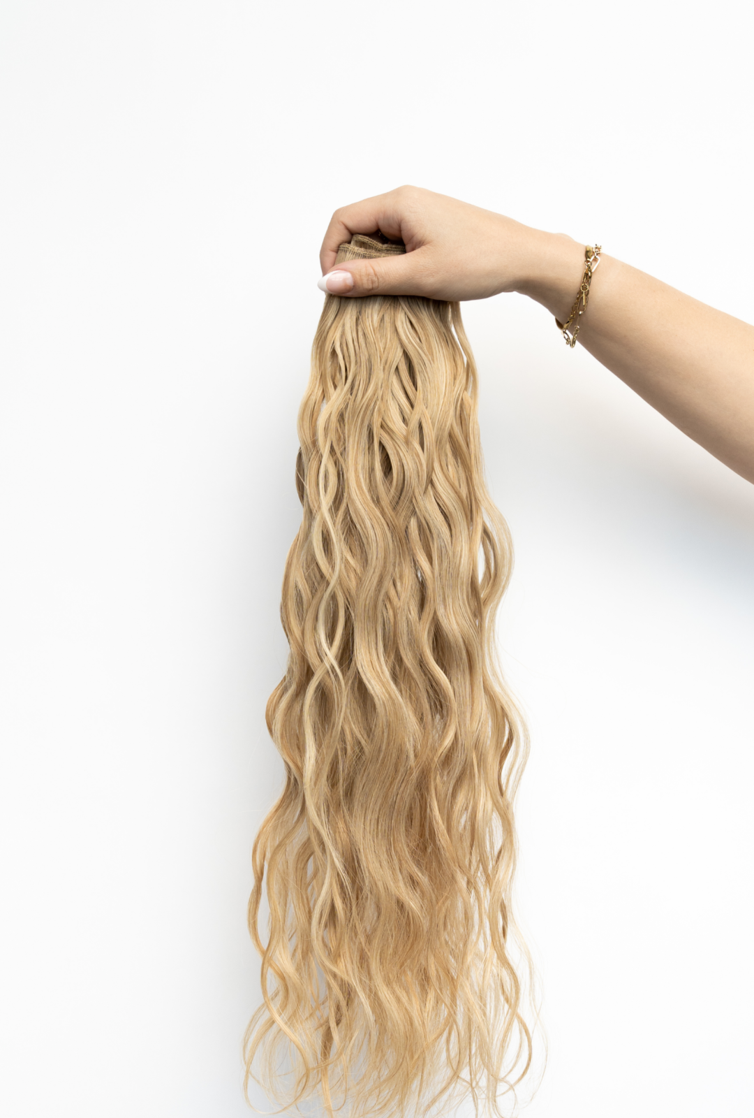 Waved by Laced Hair Machine Sewn Weft Extensions Dimensional #10/16